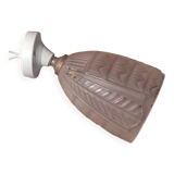 Wall lamp tulip frosted glass edging porcelain support dp 122206