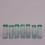 Bubble glass digestif glasses x7