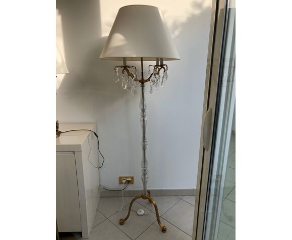 1 m 60 vintage 1965 Baccarat Crystal lamp | Selency