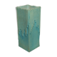 Blue stamped signed modernist ceramic vase from the 1980s.