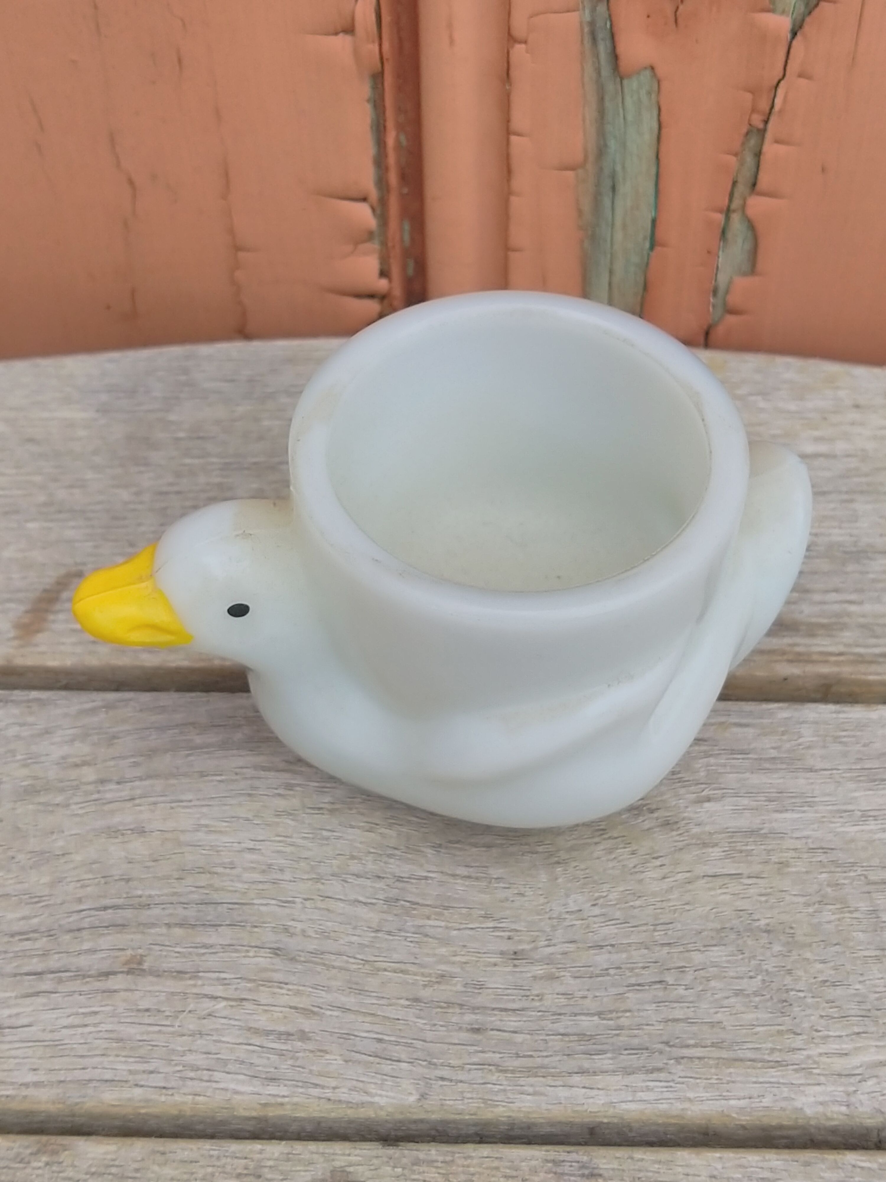 Coquetier vintage opalex forme canard