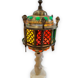 Lantern orientalist floor lamp