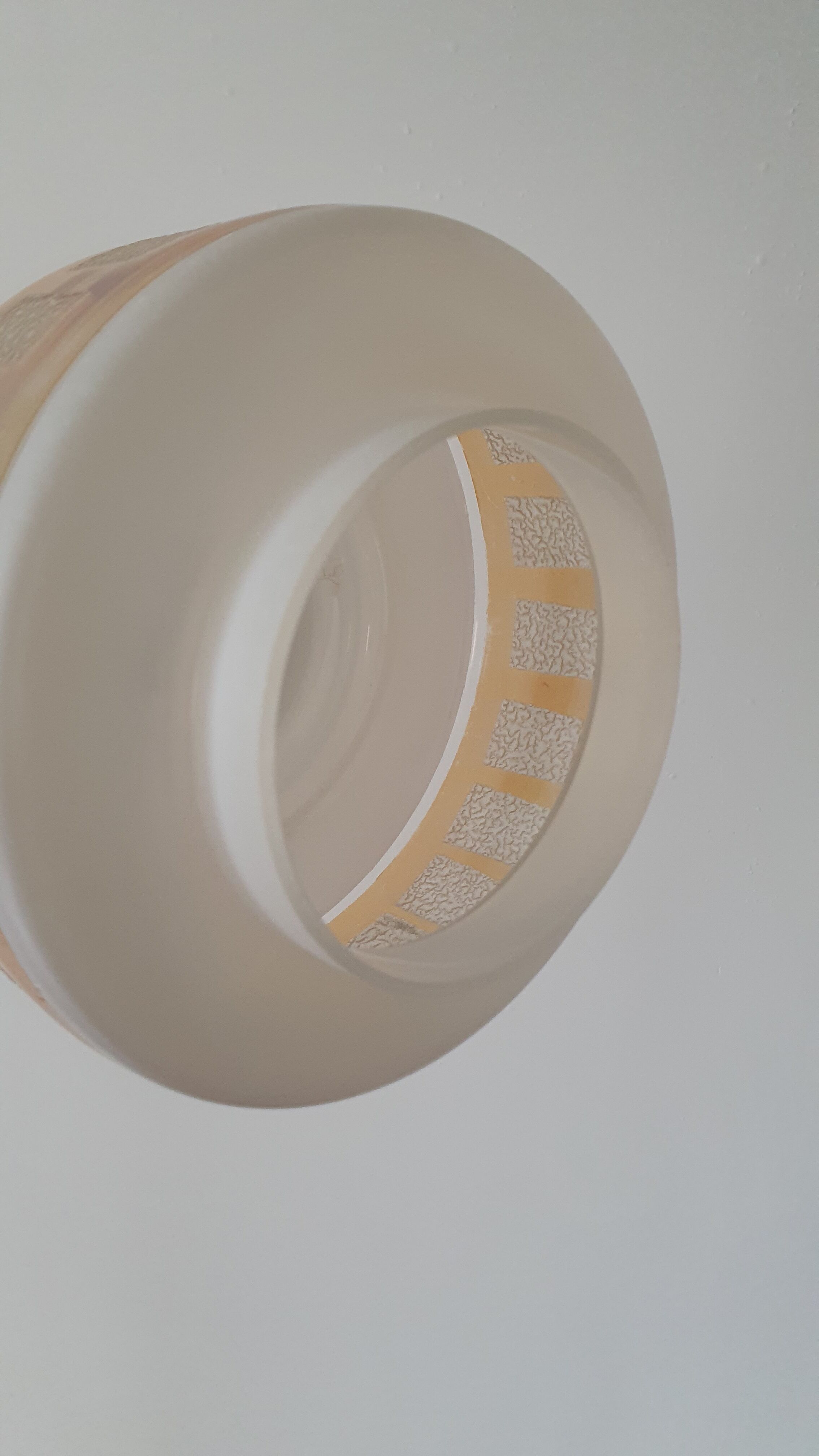 Opaline ceiling lamp 50/60s