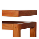 Console en pin dessinée par George Couteau, 1980