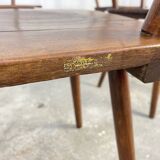 5 Schneck chairs from the 1950s