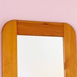 Rectangular mirror in solid pine