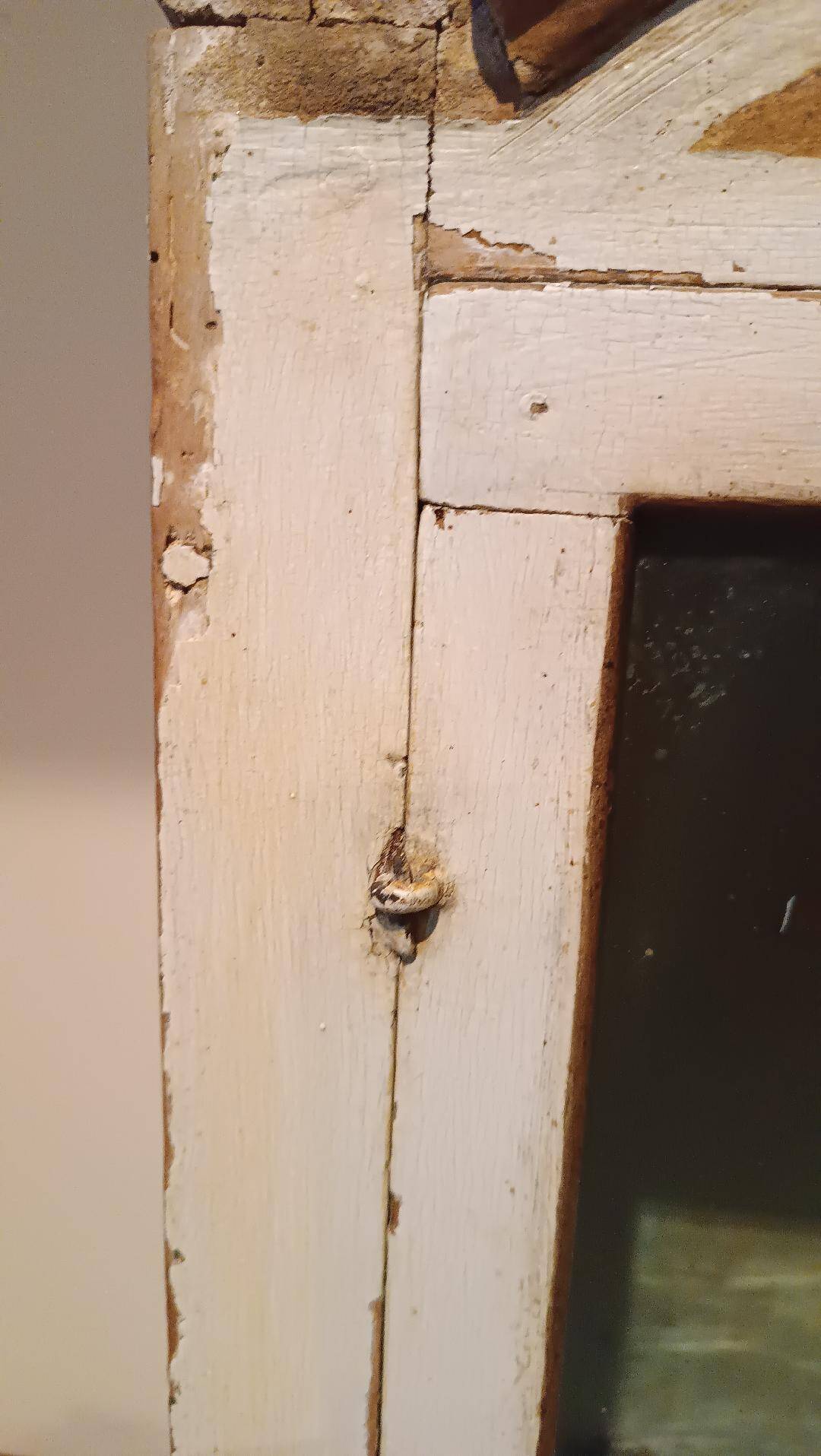 Vitrine en bois laqué et doré du 18ème siècle