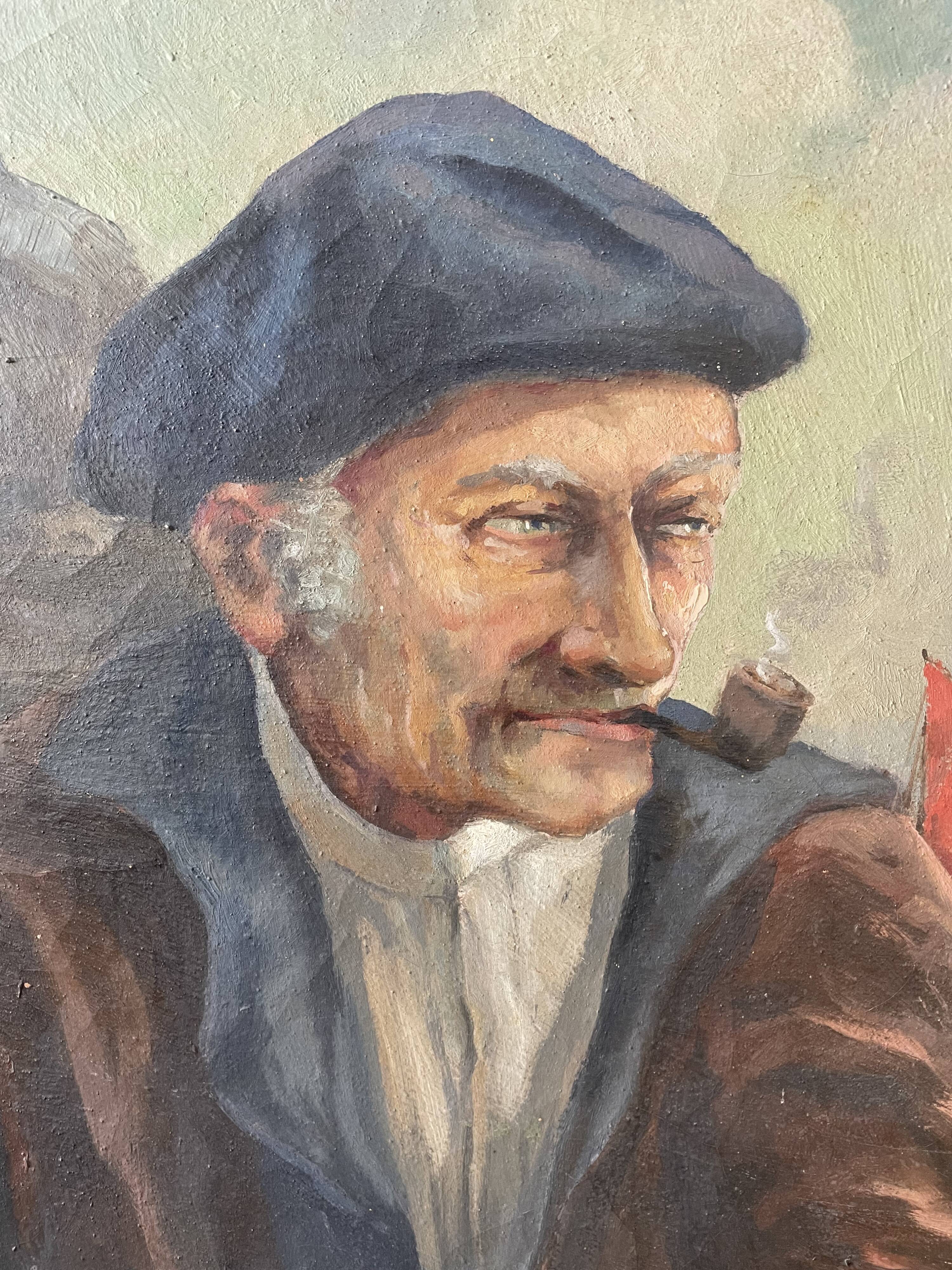Tableau ancien signé Charles Blondin