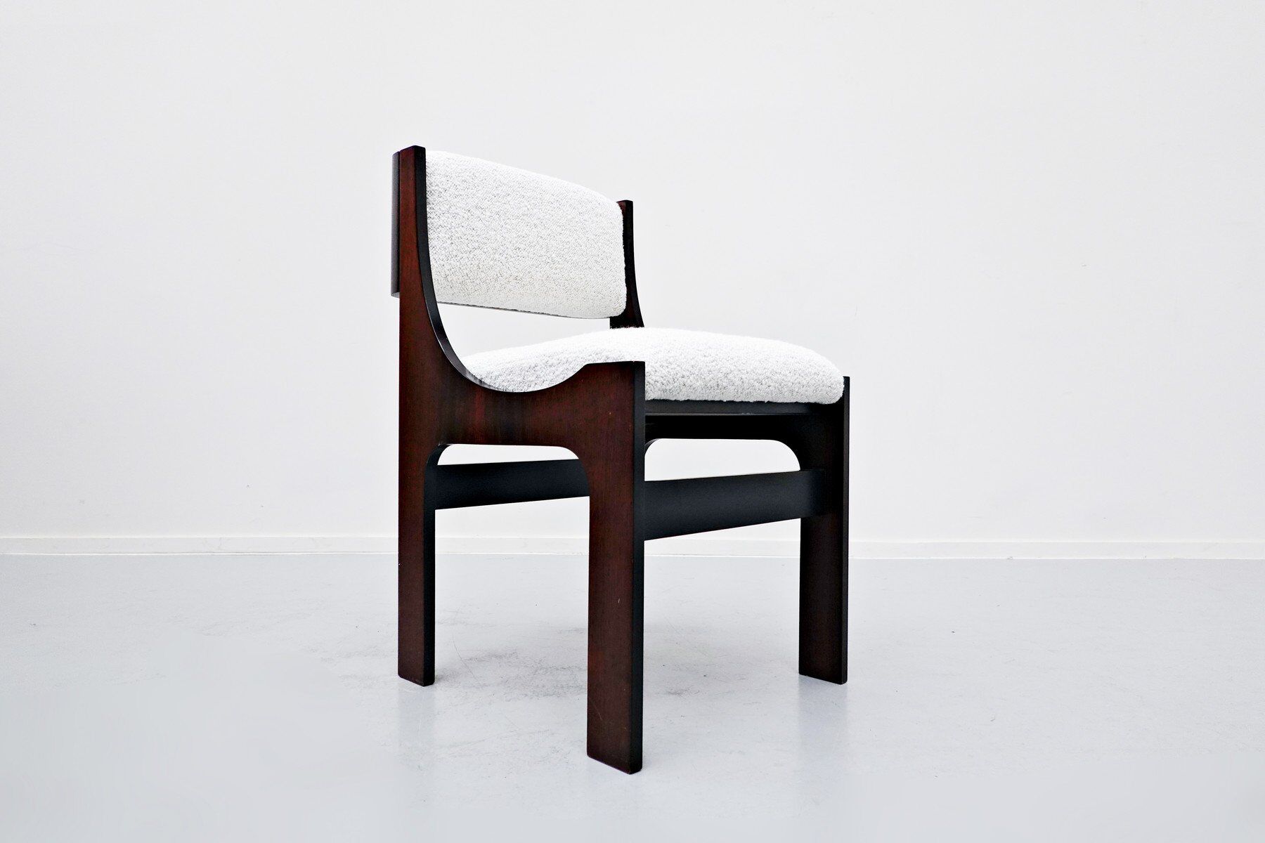 Set of 8 living room chairs in italy 1960s upholstery