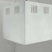 Modern minimalist cube ceiling light from the mid-century, Finland, 1960s.