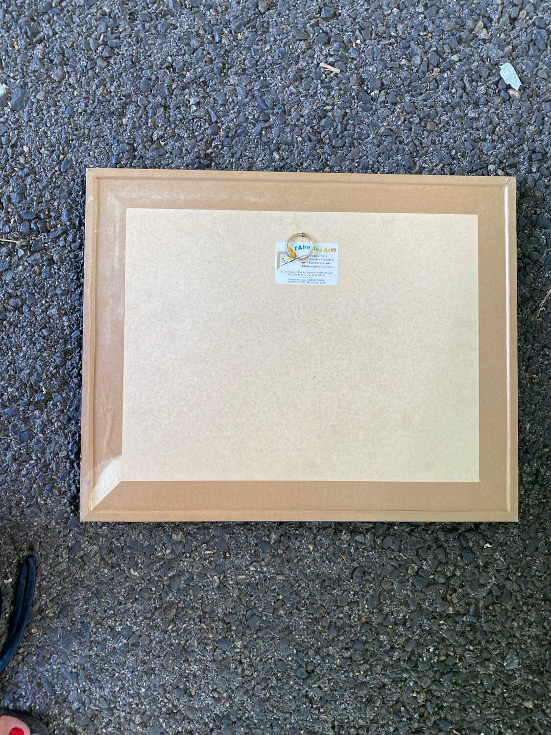 Watercolor painting of a port