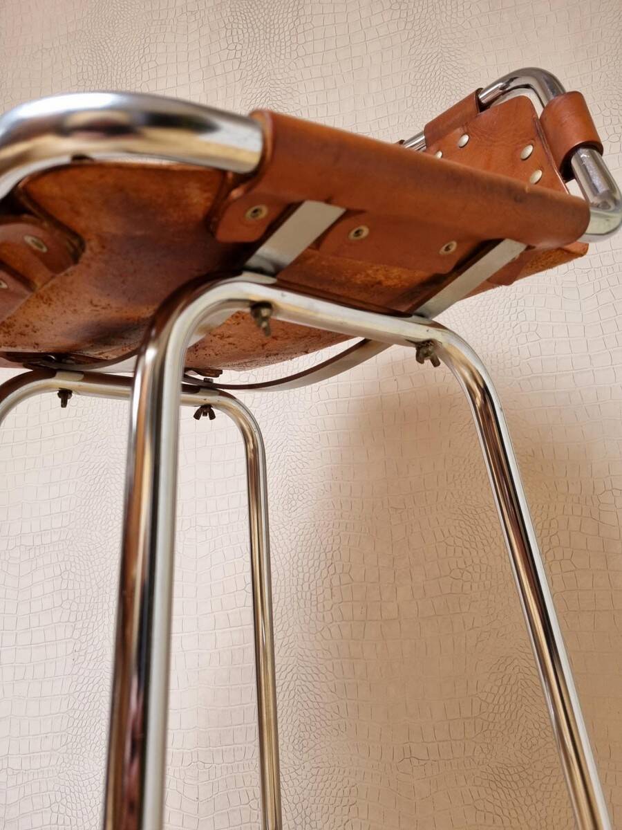 Charlotte Perriand "Les Arcs" bar stool, 1960s