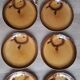 Set of 6 fish plates from Moulin des Loups