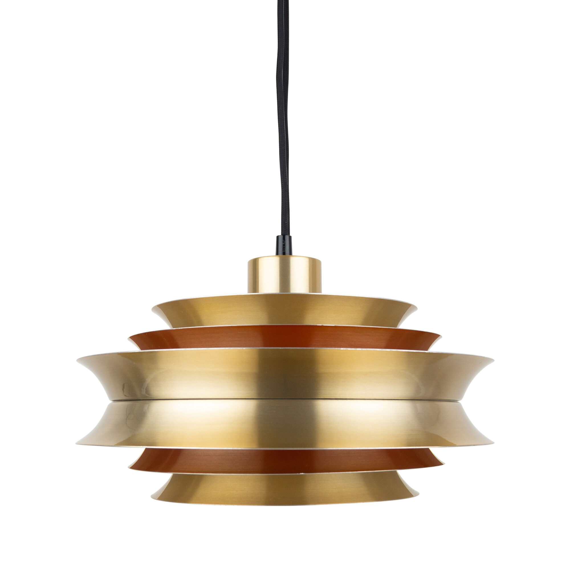 Swedish vintage pendant lamp Trava by Carl Thore, Granhaga, 1960s