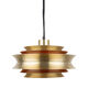 Swedish vintage pendant lamp Trava by Carl Thore, Granhaga, 1960s