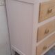 Commode vintage bois et rose