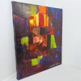 Contemporary abstract art painting