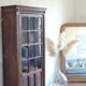 Glass-fronted Parisian wardrobe