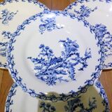 4 flat plates Gien Chardons (4)