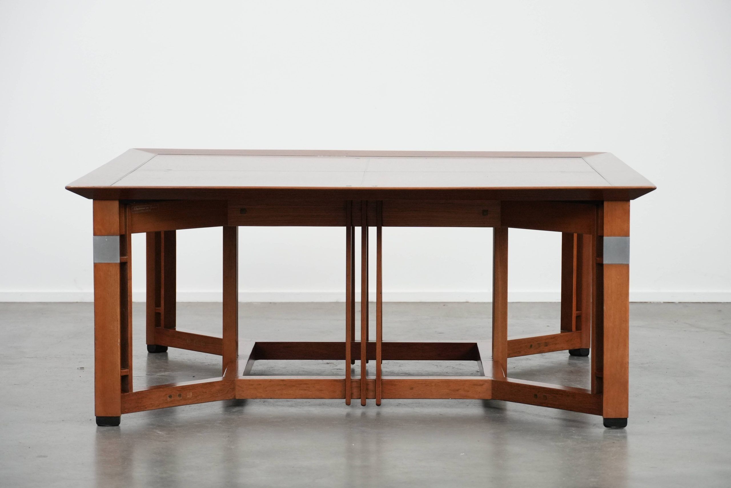 Beautiful and luxurious large square Art Deco design coffee table