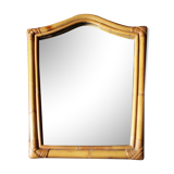 Vintage Mirror Light wood bamboo way