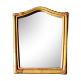 Vintage Mirror Light wood bamboo way