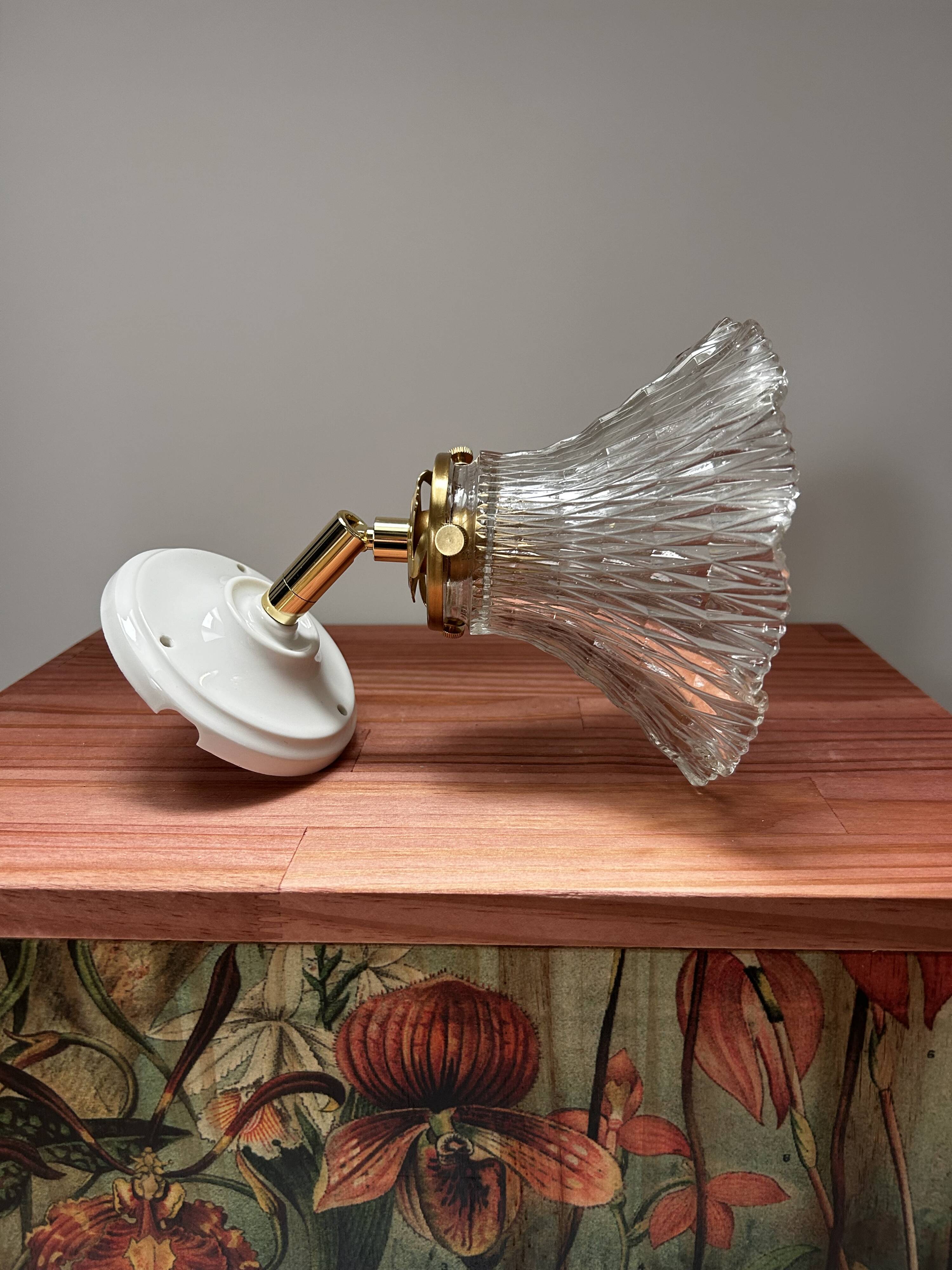 Holophane tulip wall light