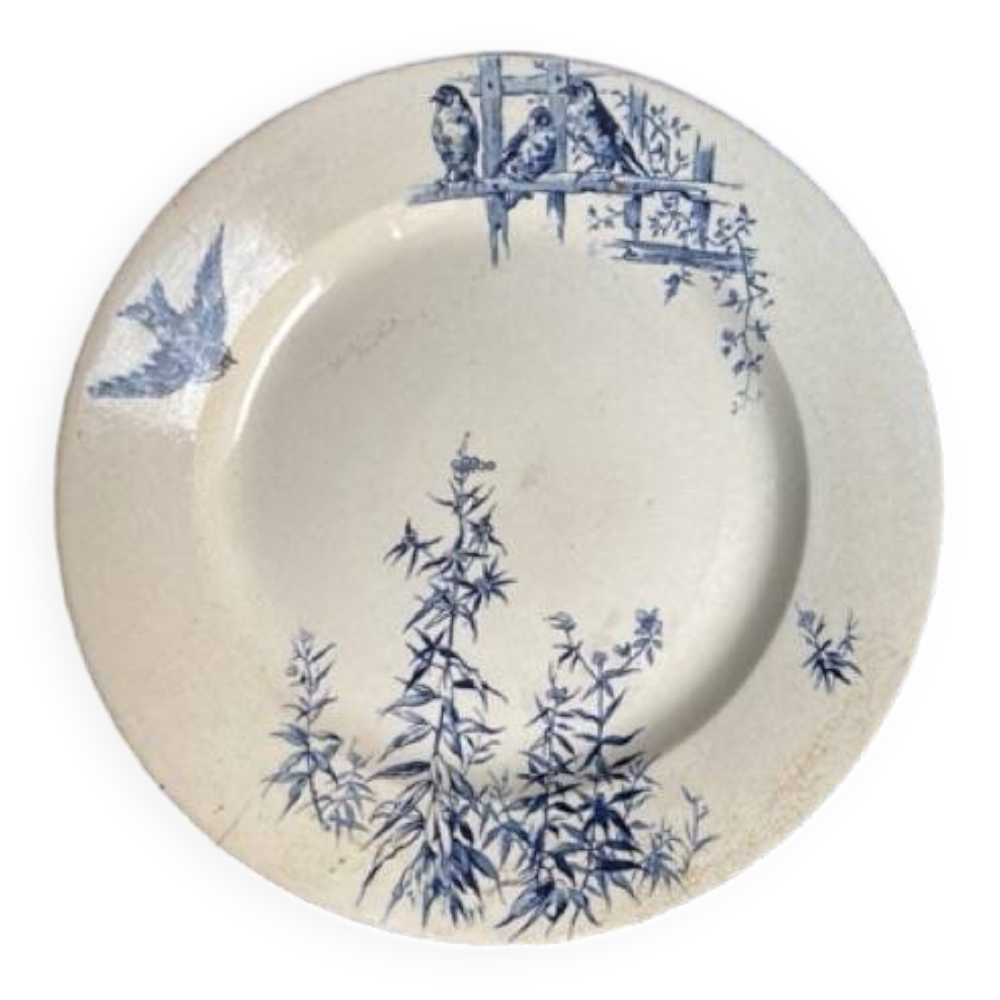 GIEN iron earth dish Goldfinches model