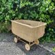 Rattan basket cradle