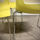 Chaises design jaune et chrome Chaise - Otto B&B Italia– vintage / déc
