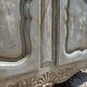 Old cabinet 18th century painted patinated