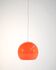 Space Age style ceiling lamp in organge plastic, 1960s