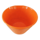 Orange earthenware salad bowl MBFA Pornic