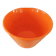 Orange earthenware salad bowl MBFA Pornic
