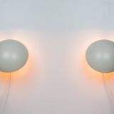 Pair of 2 Danish vintage wall lamps PH Hat by Poul Henningsen Louis Poulsen