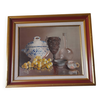 Still life painting by jp. maugard