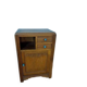 Art Deco bedside table oak