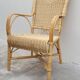 Rattan armchair 1950