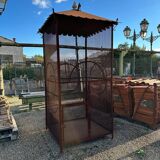 Handcrafted wrought iron aviary