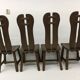 Set of 4 Belgian Brutalist Dining Chairs from De Puydt, 1970’s