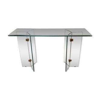 Tempered glass console
