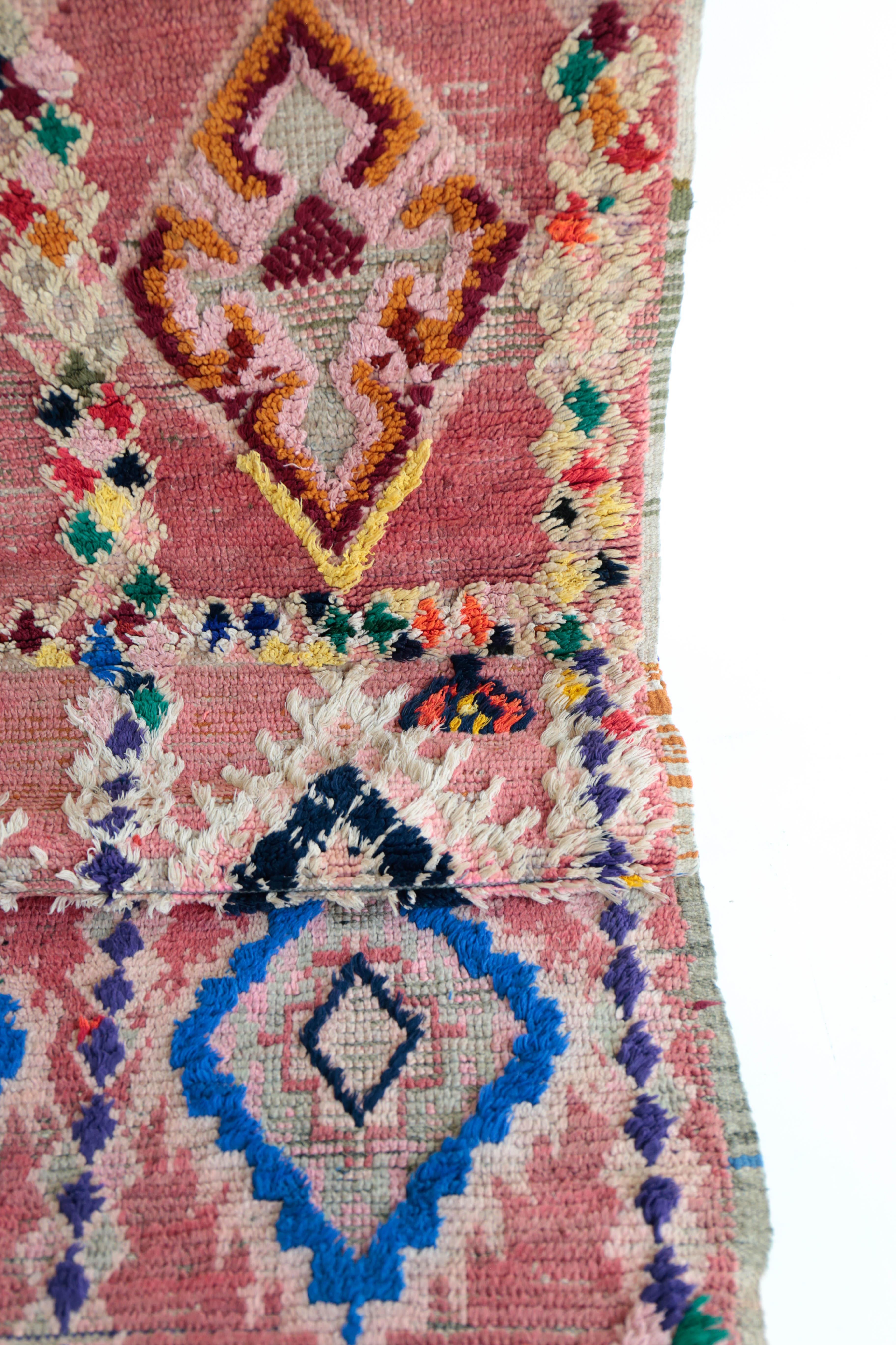 Carpet boujad vintage 310 x 89 cm