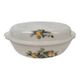 Cocotte arcopal, plat à four avec couvercle