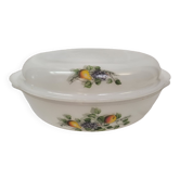 Cocotte arcopal, plat à four avec couvercle