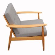 Fauteuil des années 60 en gris
