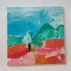 Peinture paysage abstrait