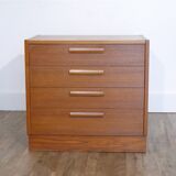 Scandinavian vintage teak chest of drawers 1960