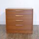 Scandinavian vintage teak chest of drawers 1960