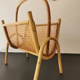 Door vintage bamboo magazines and rattan canning 70s