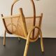 Door vintage bamboo magazines and rattan canning 70s